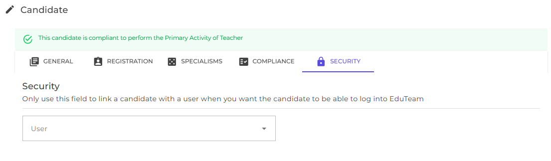 candidate security