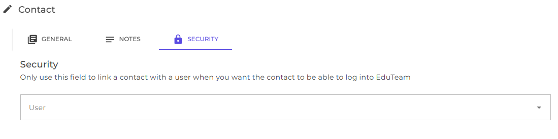 contact security details
